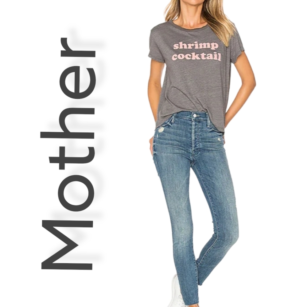 Mother The Stunner Ankle Fray in Graffiti Girl